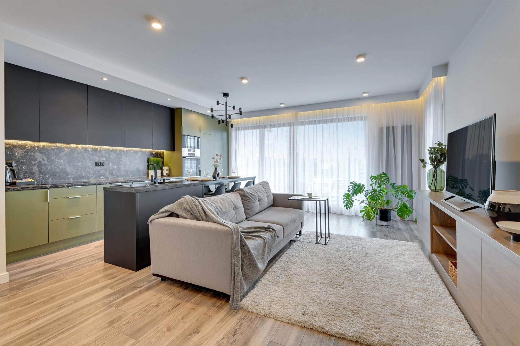 Aura Island Riverside By Downtown Apartments Gdańsk Eksteriør bilde