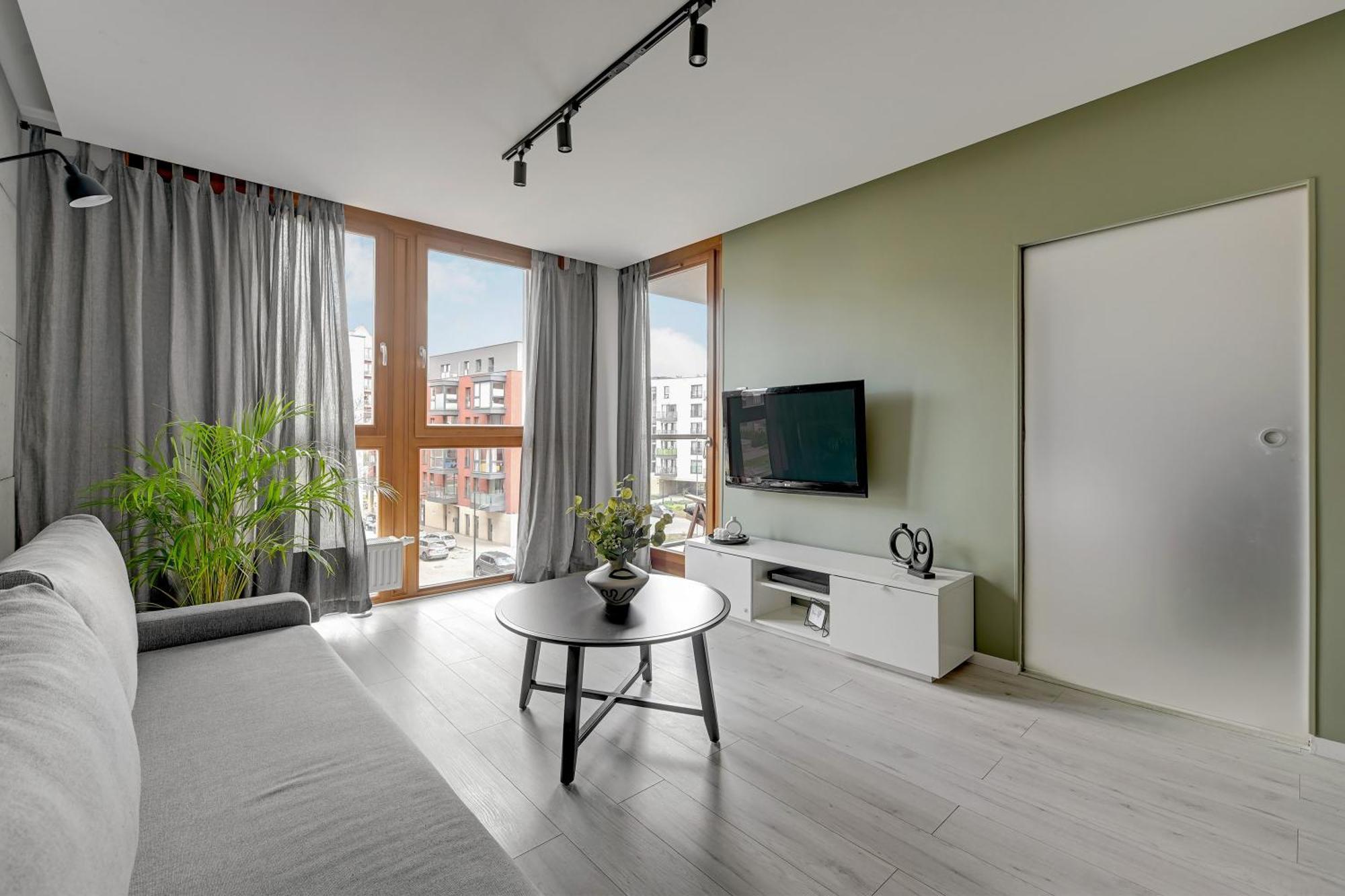 Aura Island Riverside By Downtown Apartments Gdańsk Rom bilde