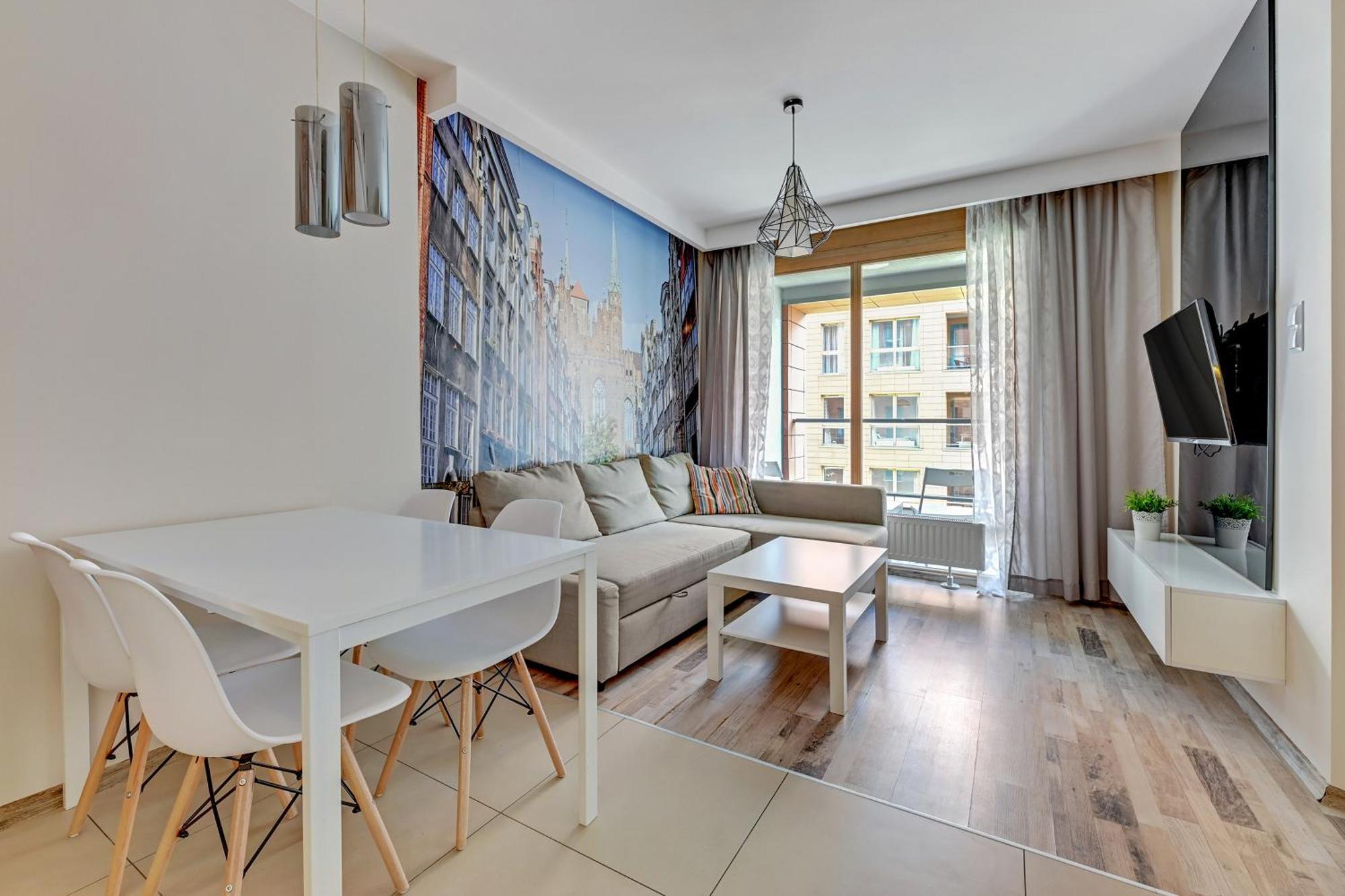 Aura Island Riverside By Downtown Apartments Gdańsk Rom bilde